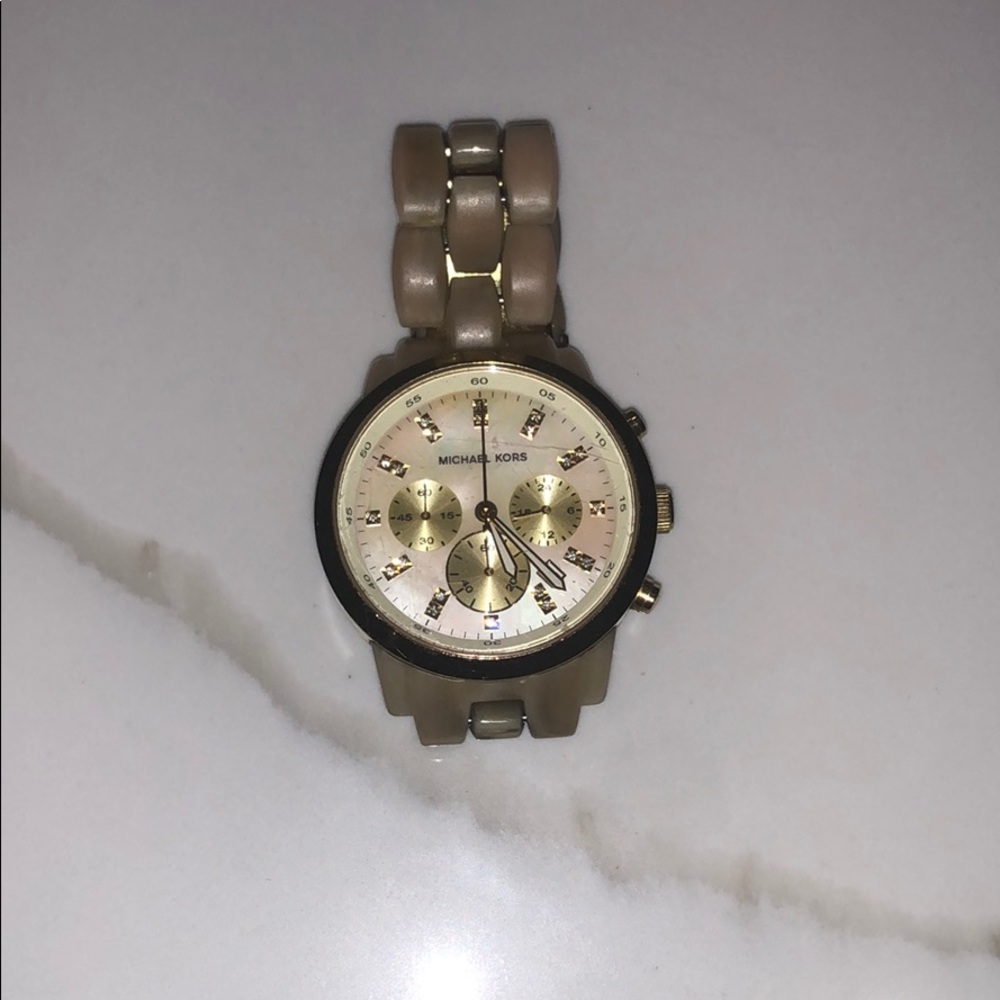 Gold Michael Korda watch